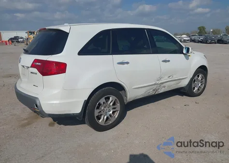 2009 Acura Mdx Technology Package from USA, damaged, VIN 2HNYD286X9H521922
